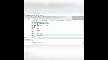 write a program to calculate the sum of two number lec#2