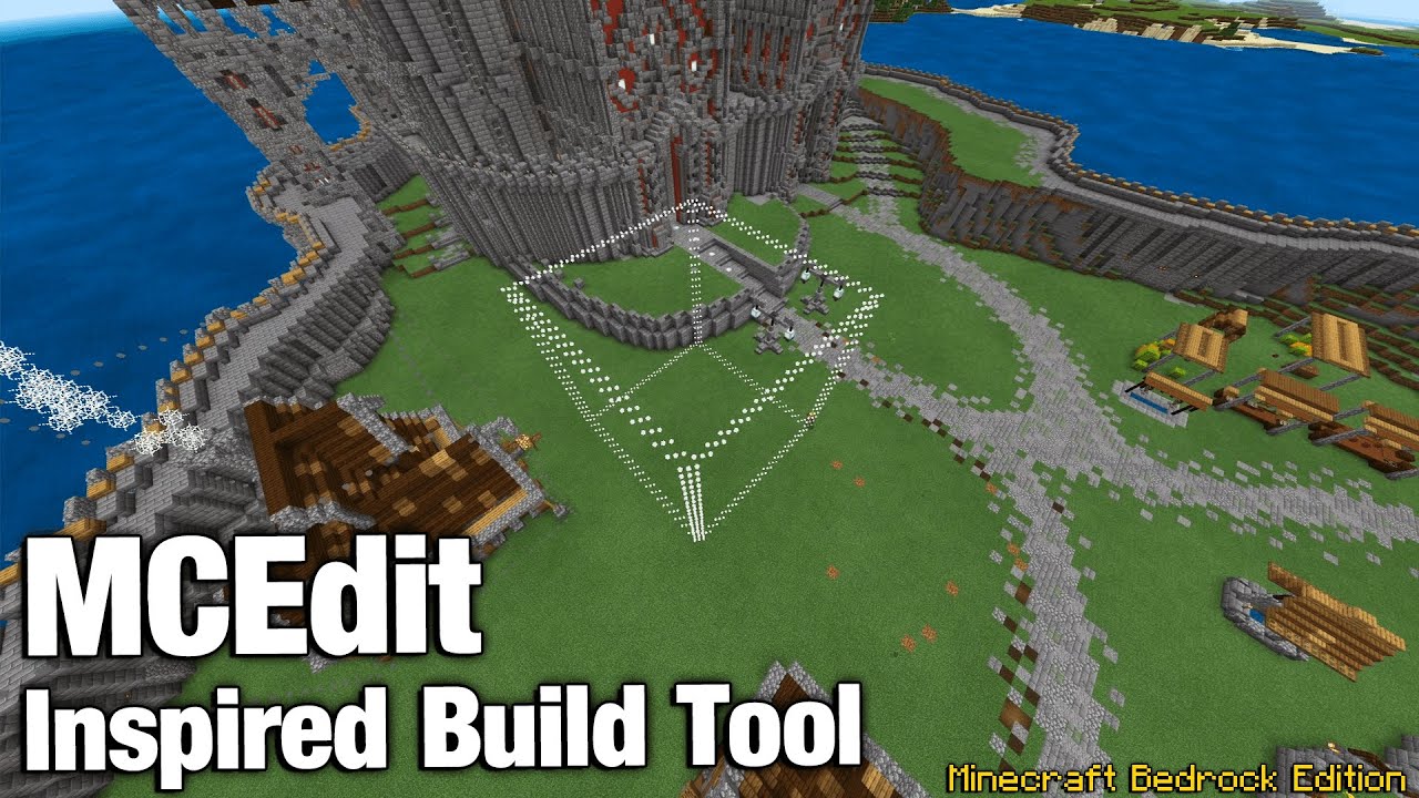 Mcedit In Minecraft Bedrock Edition Blockedit Medieval Showcase Youtube