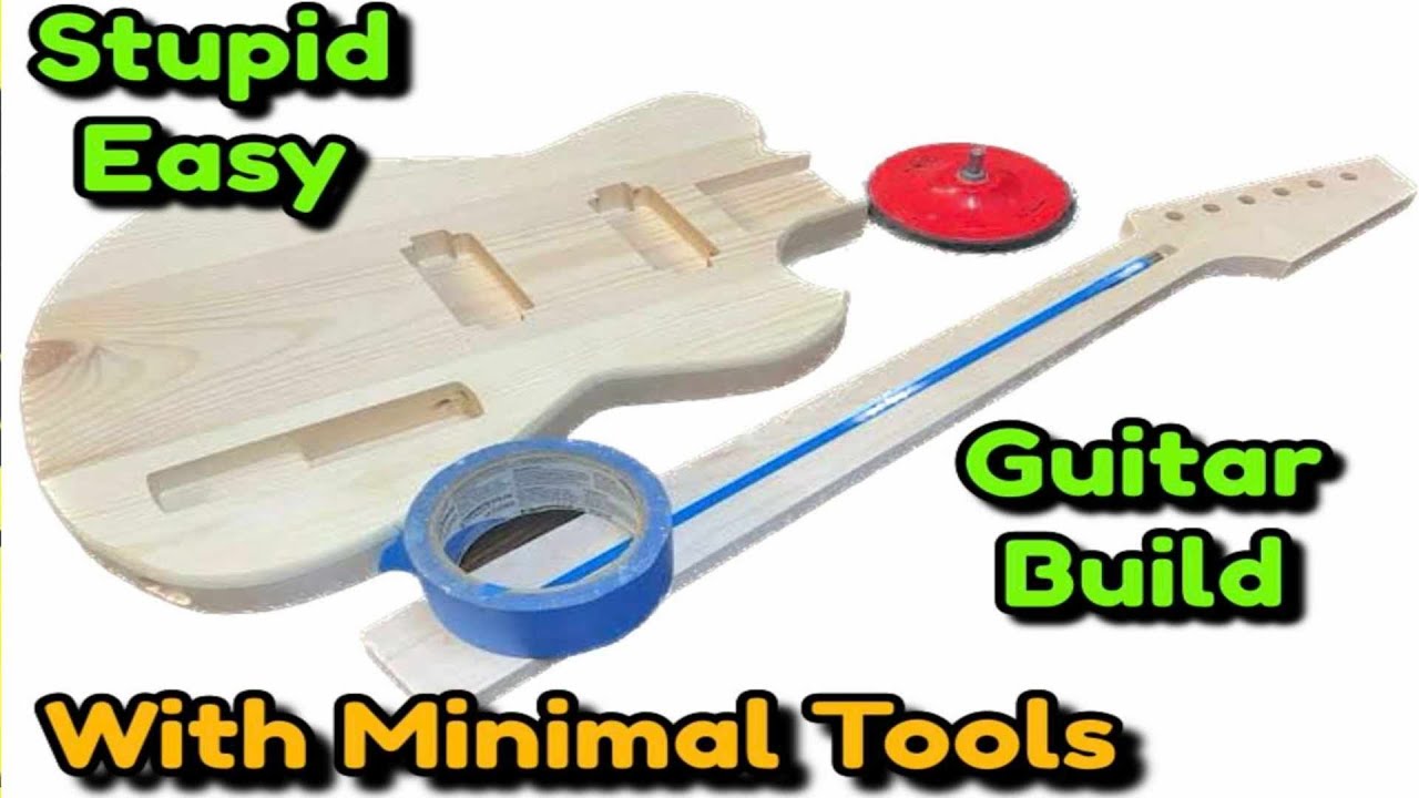 ЭТОТ РУКОВОДСТВО ПО СБОРКЕ ГИТАРЫ ТАК ПРОСТ! Чем меньше инструментов у вас, тем лучше!! 