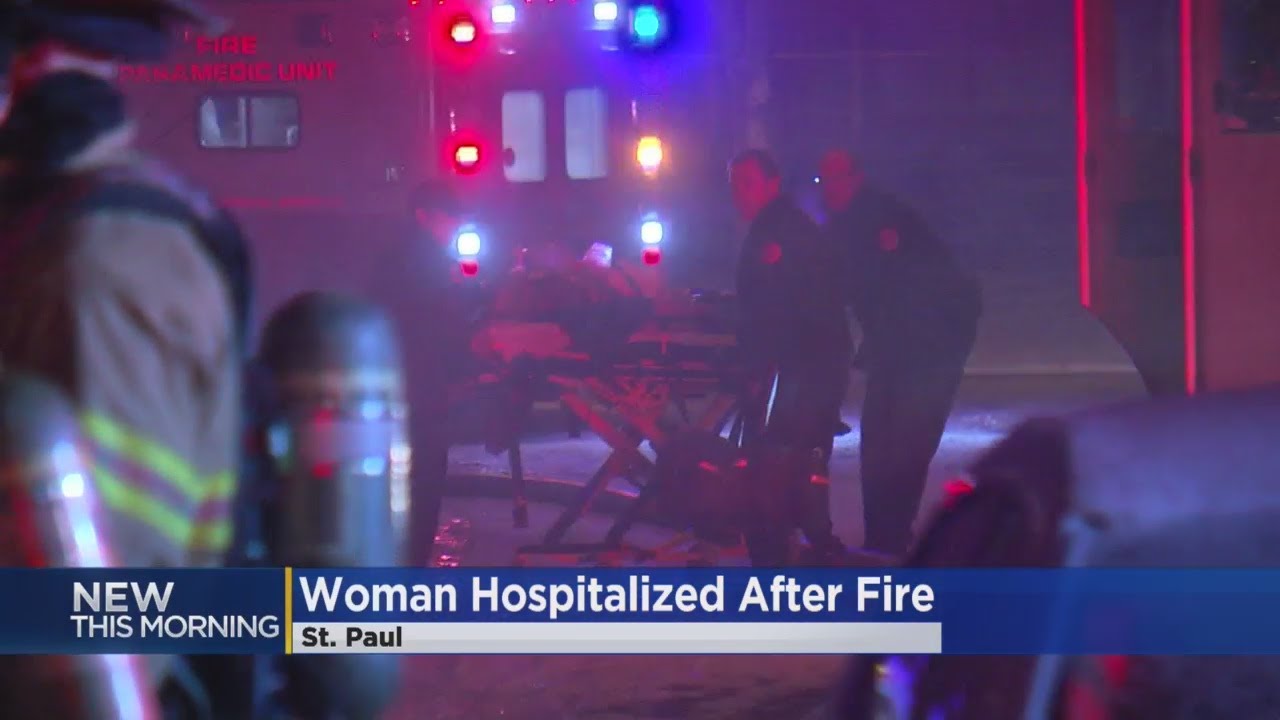 Woman Seriously Injured In St. Paul Fire - YouTube