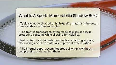What Is A Sports Memorabilia Shadow Box? - The Memorabilia Zone