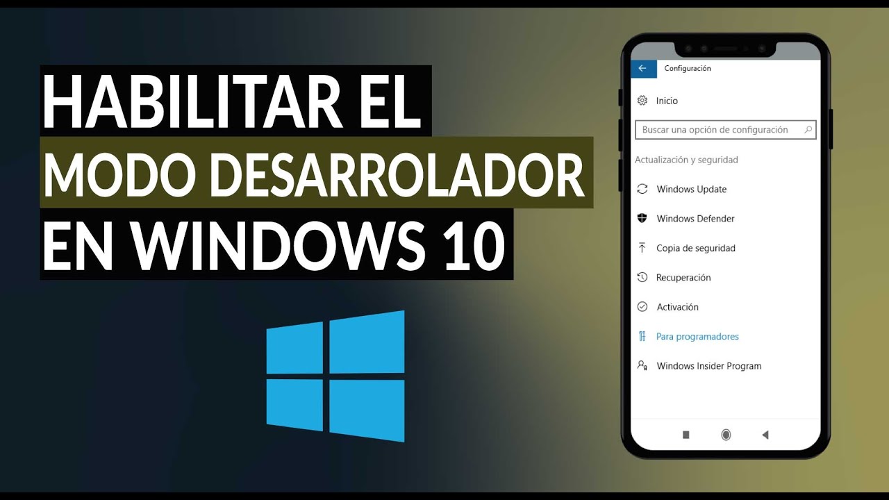 Cómo Activar o Habilitar el Modo Desarrollador en Windows 10 Fácilmente ...
