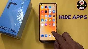 How To Hide Apps in Oppo F19s | Oppo F19s Apps Hide कैसे करें | @akstech4u