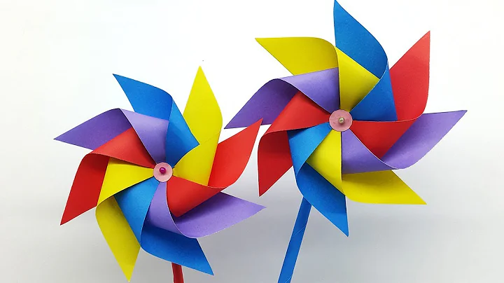 How to make a Paper Windmill - Windmill making Tutorial (Pinwheel)