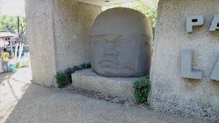 Ancient Olmec Culture Megalithic Masterpieces At La Venta Park In Mexico
