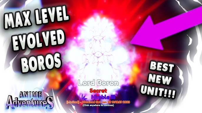 Anime Adventures  Shiny Lord Boros