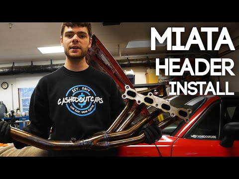 How To Install an Aftermarket Header or Exhaust Manifold | Mazda MX5 Miata: 1.6L or 1.8L