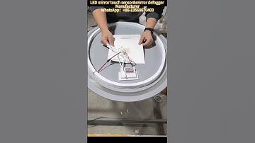 DIY LED bathroom MIRROR//How to make a led mirror// Light Up Beauty Mirror #mirrorwork #manufacturer
