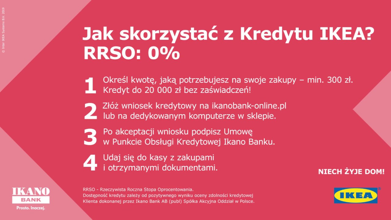 Kredyt Ikea 10 Rat 0 W Ikano Banku Jak Skorzystac Z Promocji Youtube