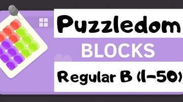 Puzzledom. Blocks Regular B soluce