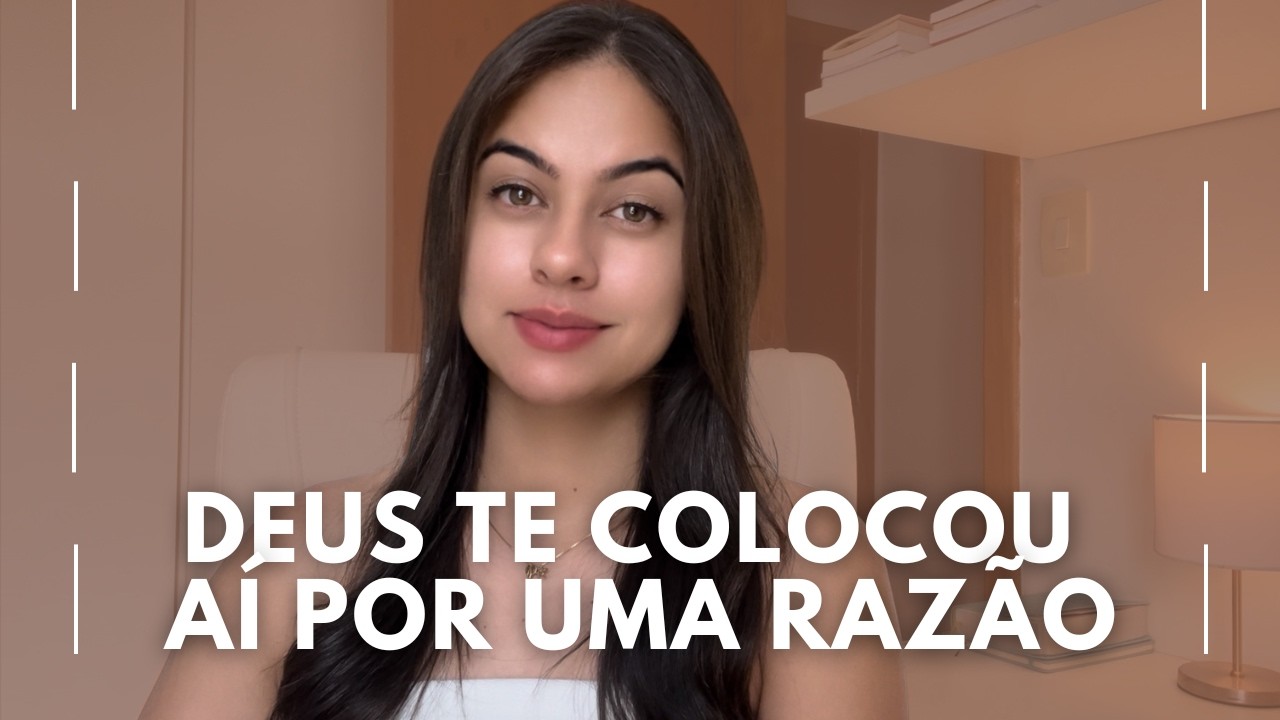 Você está onde precisa estar.  Confie.