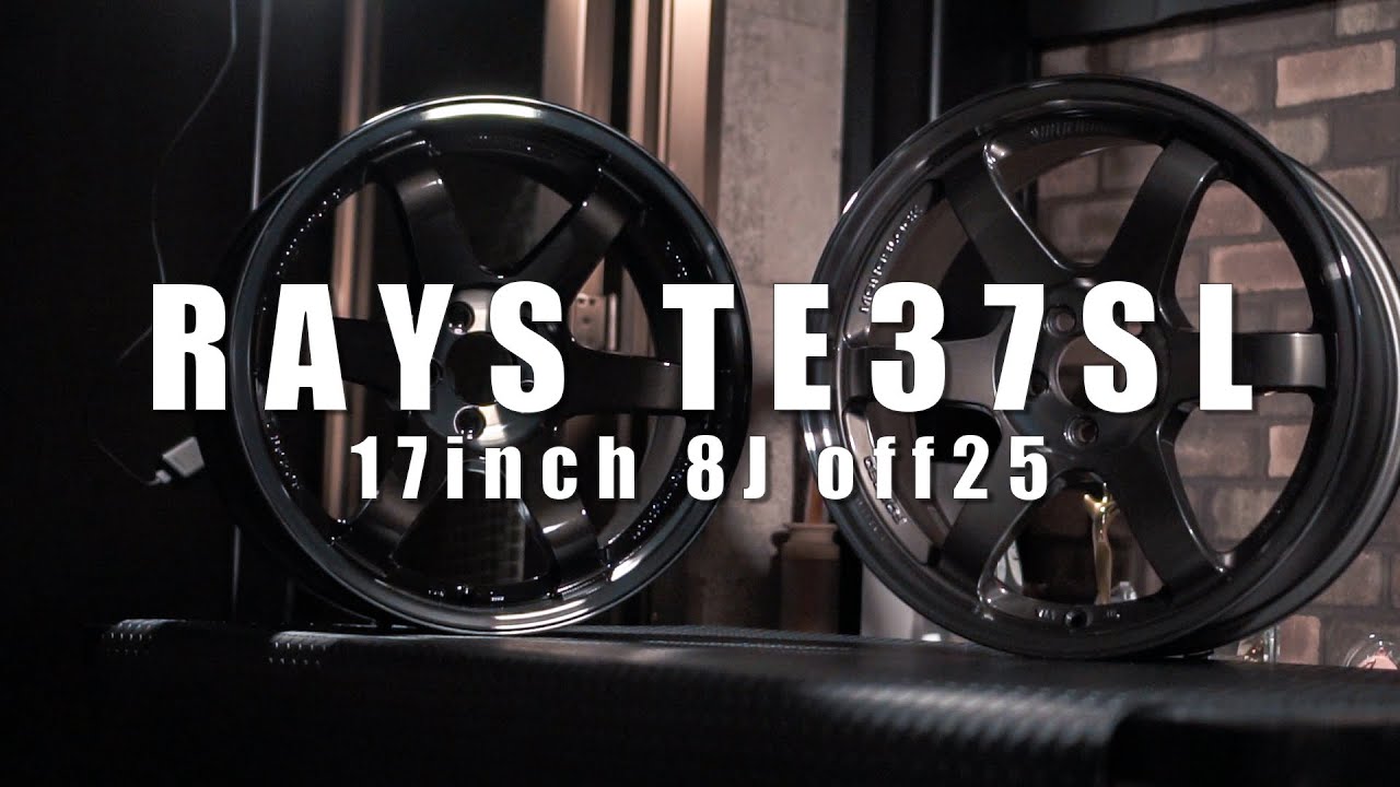 TE37 SL 17inch 8j inset25 5/100 残り少なくなってきました