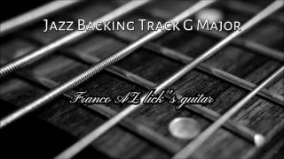 Backing Track in G jazz chords