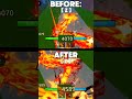 DragonHeart [ Normal VS Burn Blessing ] Showcase🔥   #roblox #bloxfruits