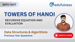 7. #Towers of Hanoi: Recursive equation and Evaluation|Recursion|Stacks | Data Structures|Algorithms