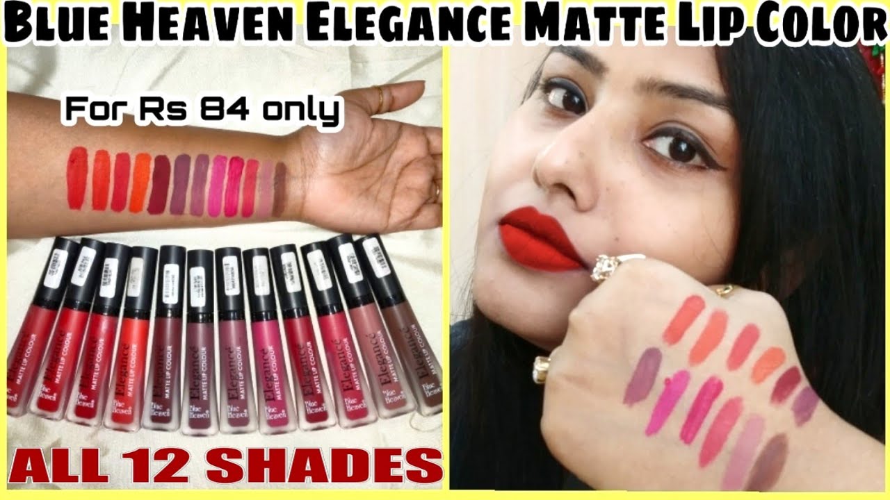 Blue Heaven Elegance Matte Lip Color Best Matte Lipstick For Rs 84