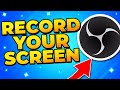 How to record your screen with obs studio 2024