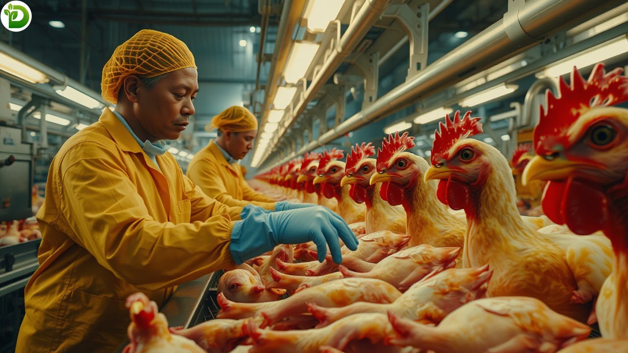I Spent 24 Hours Inside the World's LARGEST Chicken Processing Plant ...