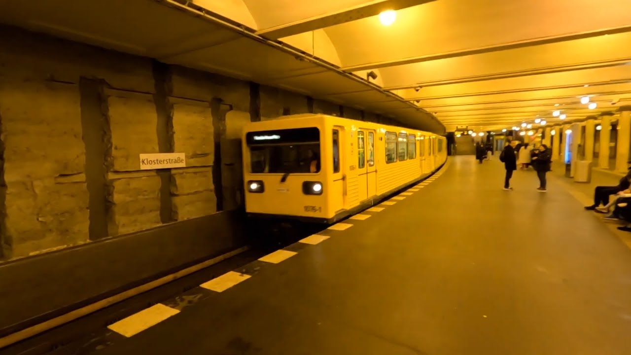 Berlin U-Bahn U2 Ride - Klosterstraße to Märkisches Museum | Germany | 10/11/24