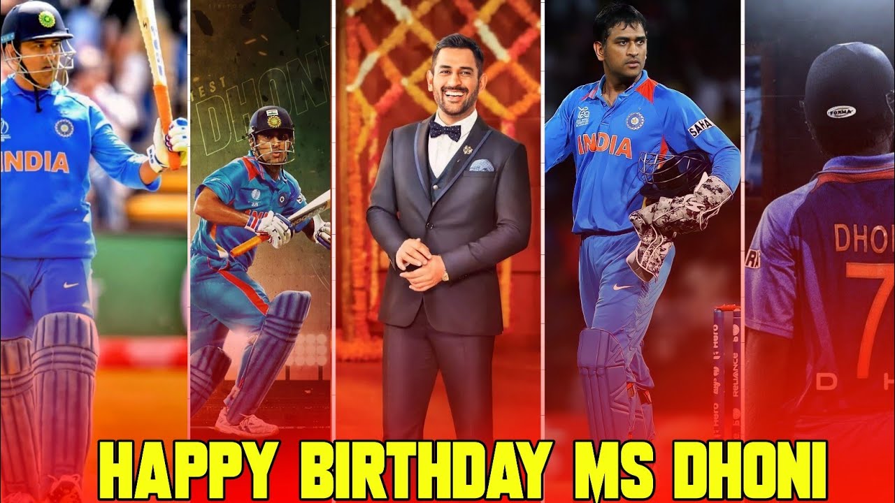 MS Dhoni Birthday Special WhatsApp status || Dhoni Birthday Status || Happy Birthday dhoni 