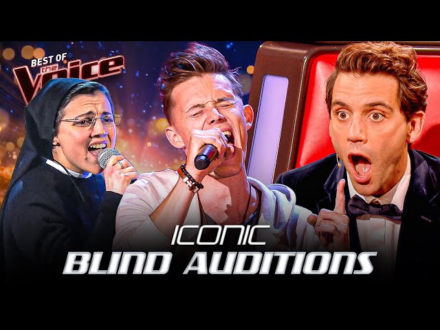 The Most ICONIC Blind Auditions of All Time on The Voice | Top 10 class=