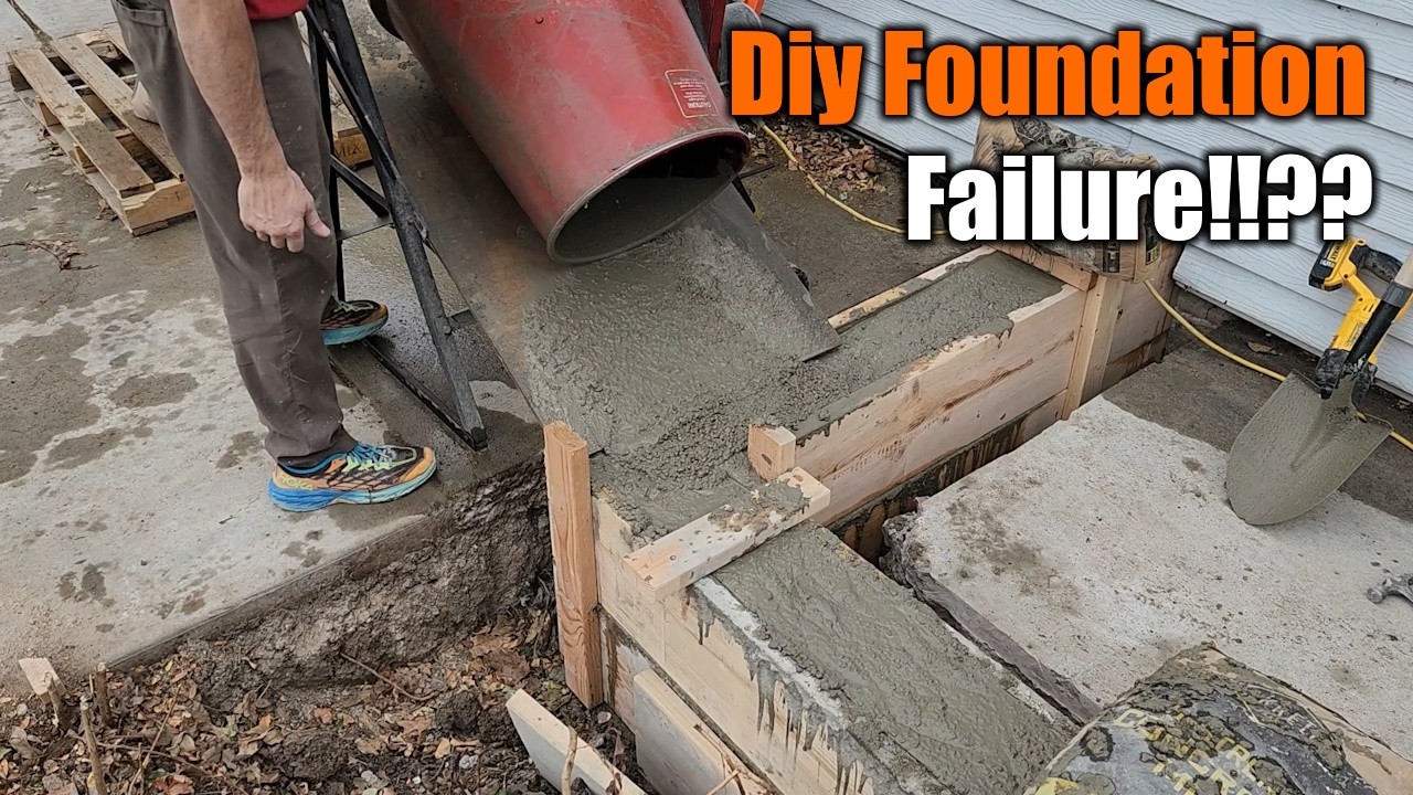 DIY Foundation Complete Failure !!?? | THE HANDYMAN |