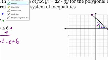 Lesson 3.4 (Part 1) - Linear Programming (Example 1)