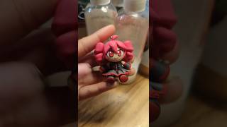 mini kasane teto 🥖 #clay #keychain