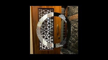 Cnc jali door desigen#woodworking #jali door