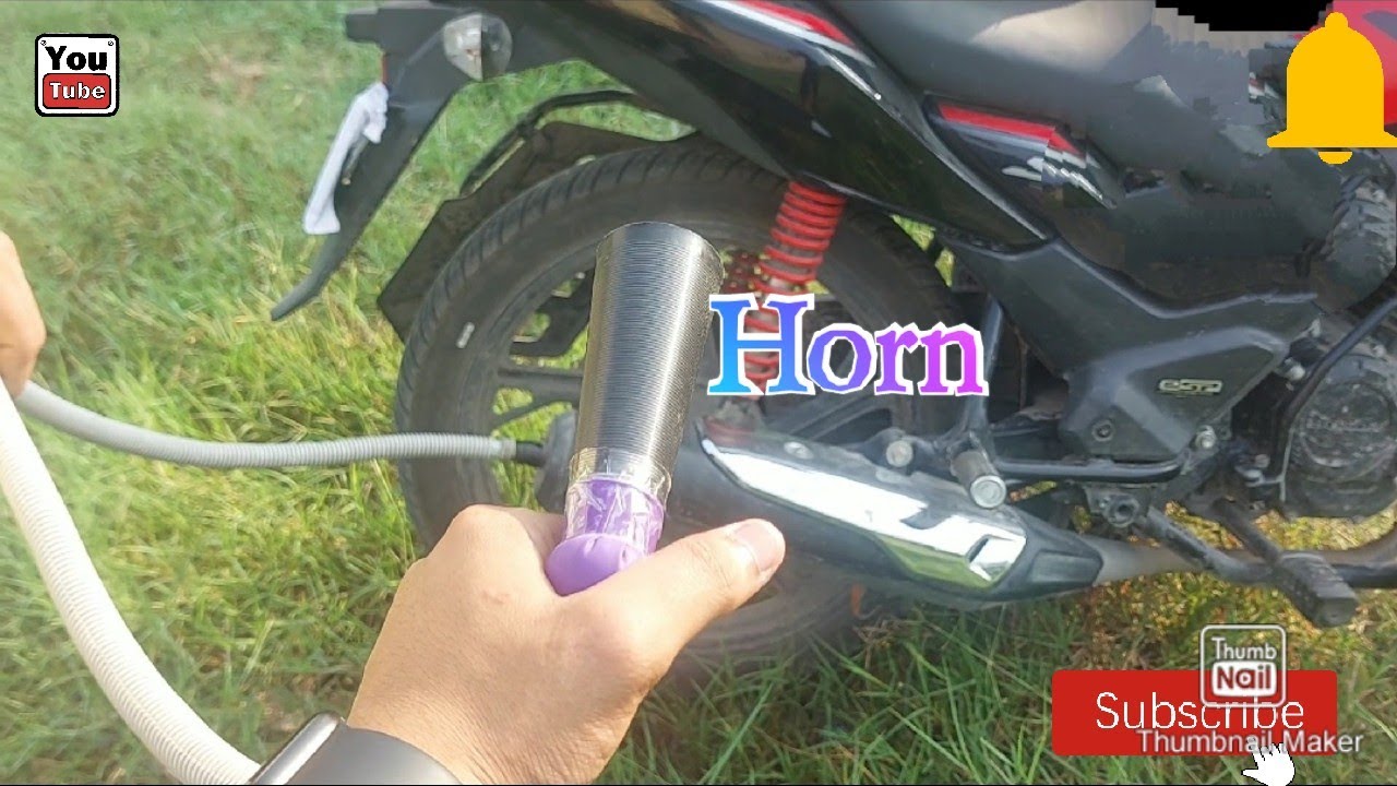 Bike silencer sound experiment super big sound bike silencer vs