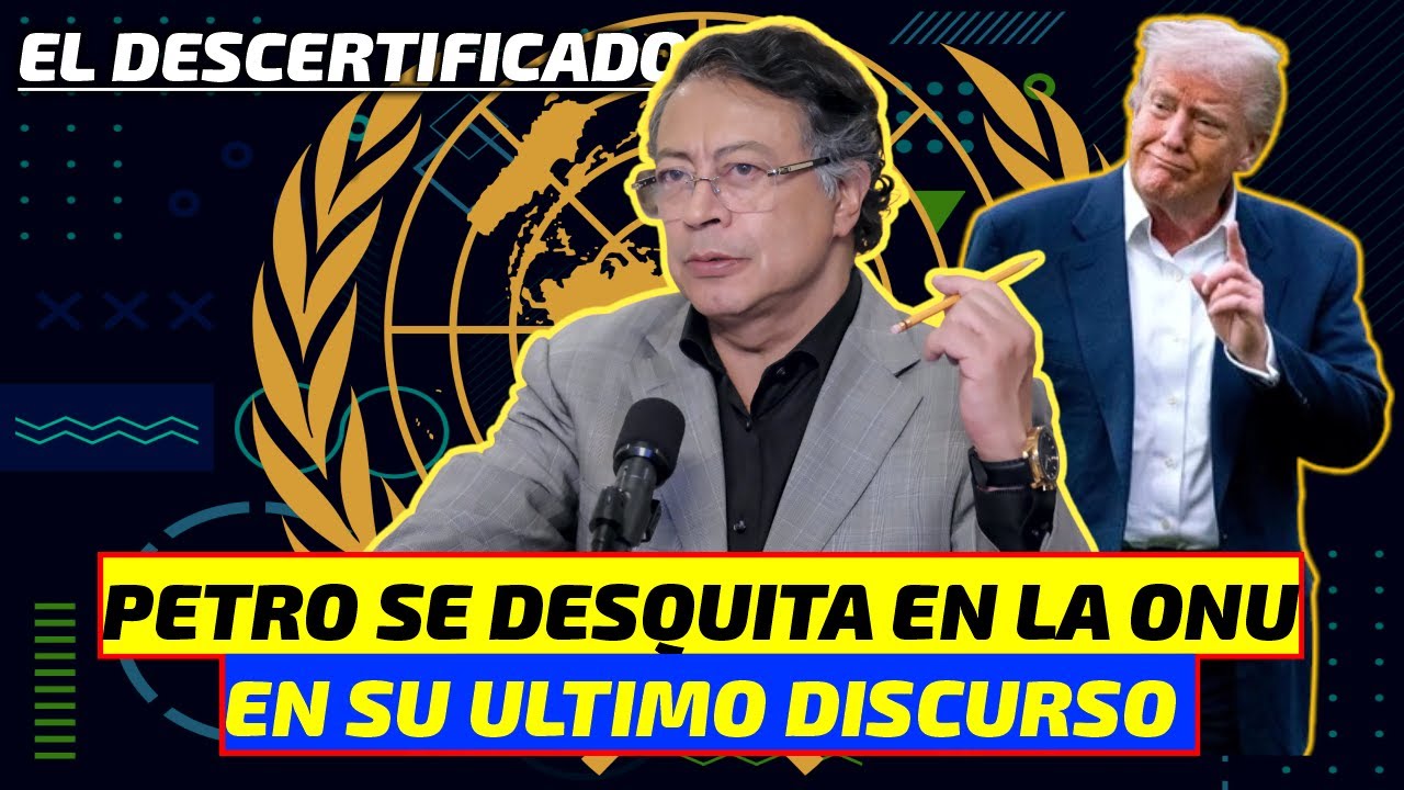 👨🏻‍🏫 ENTREVISTA Y EL ÚLTIMO DISCURSO DE PETRO EN DEBATE DE LA ONU EN ...