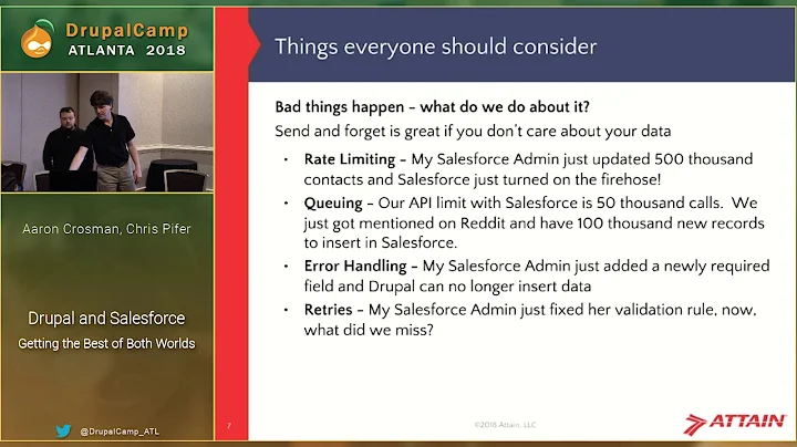 DCATL 2018 - Salesforce and Drupal Getting the Bes...