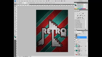 A Retro image and background Photoshop tutorial - Part 1