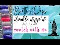 Double dippd dip powder  swatch with me  britts dips