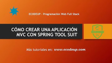Cómo crear un aplicación MVC con Spring Tool Suit