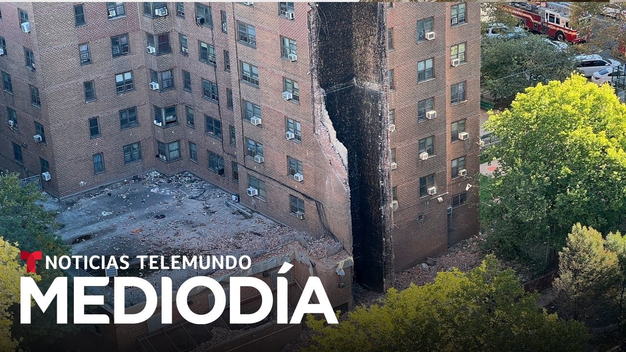 Una explosión causa un derrumbe parcial de un edificio en Nueva York | Noticias Telemundo