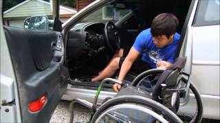 Crip Tip #1 c5/6 Quadriplegic car transfer and chair breakdown