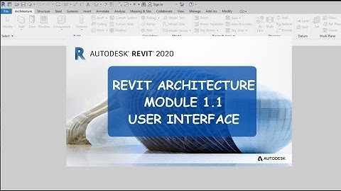 Revit Architecture Tutorial in Urdu/Hindi Module 1.1 (User Interface)