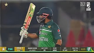 Babar Azam 114(83) Ball-by-Ball innings vs Australia | 2nd ODI 2022 | Fox Cricket HD