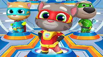Talking Tom Hero Dash - Super Tom Costume 1 Walkthrough Gameplay | All Characters Android & iOS