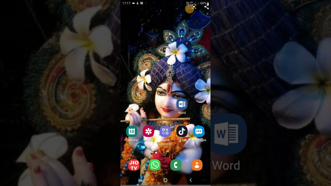 How set tik tok on wallpaper - YouTube