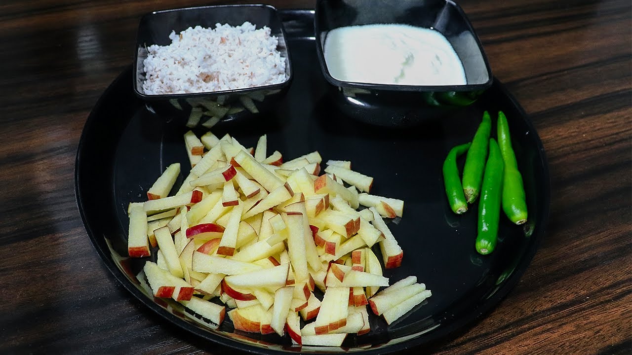 ഇങ്ങിനെ ഒരു പച്ചടി ഉണ്ടാക്കി നോക്കിയിട്ടുണ്ടോ|Apple Pachadi|Neetha's Tasteland|1617