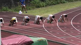 福島大学トラッククラブ競技会　男子100mA決勝　出口　20210722