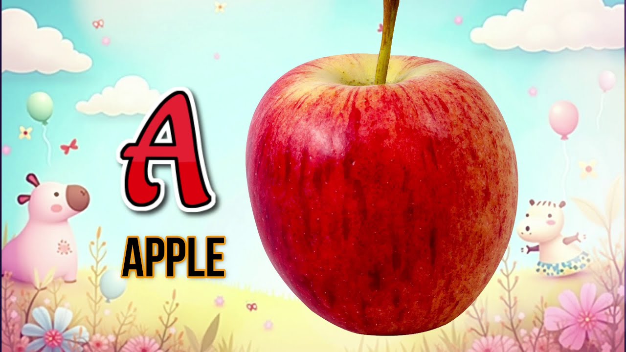 ABC Song for Kids | A for Apple & Fun Alphabet Song with Cute ...