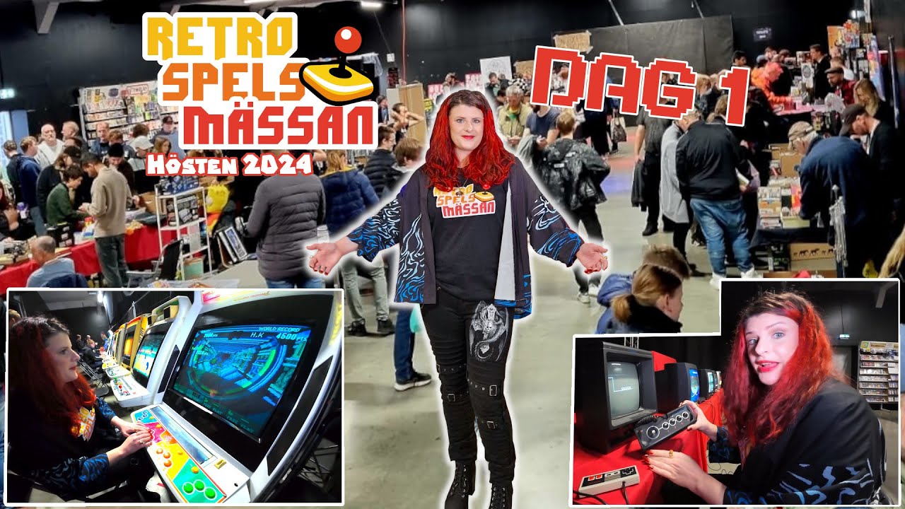 Reportage från Retrospelsmässan hösten 2024 - Dag 1
