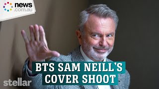Behind the scenes on Sam Neill's exclusive cover shoot with Stellar