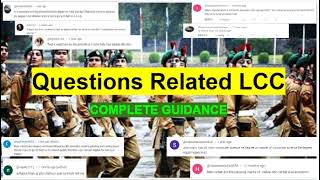 Lady Cadet Course LCC Initial Test Pattern & Syllabus Complete Guidance | LCC test prepration | MCQS