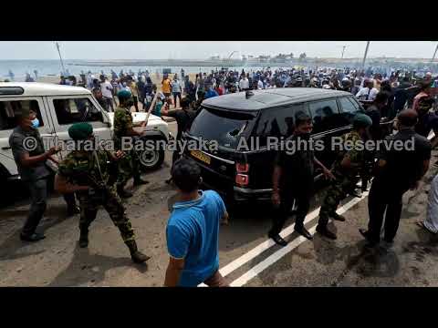 Sri Lankan opposition leader Sajith Premadasa attacked in Gotagogama, Colombo, Sri Lanka.