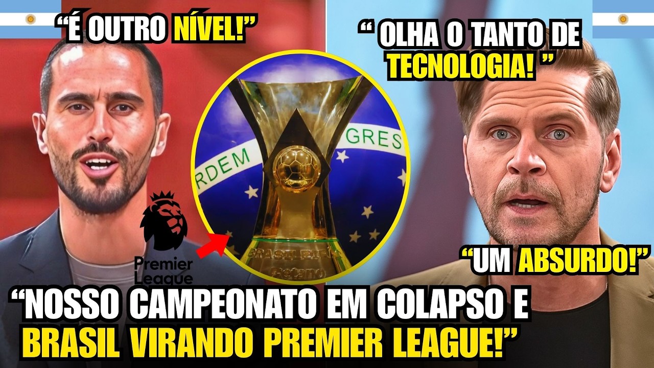 🚨NOSSA! ARGENTINOS SURTARAM COM A TECNOLOGIA DO BRASILEIRÃO QUE ESTÁ HUMILHANDO A ARGENTINA!