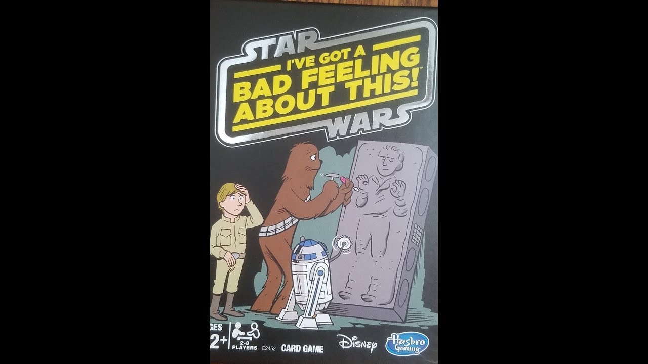 Star Wars Ive Got A Bad Feeling About This Card Game by Hasbro Disney Brand New